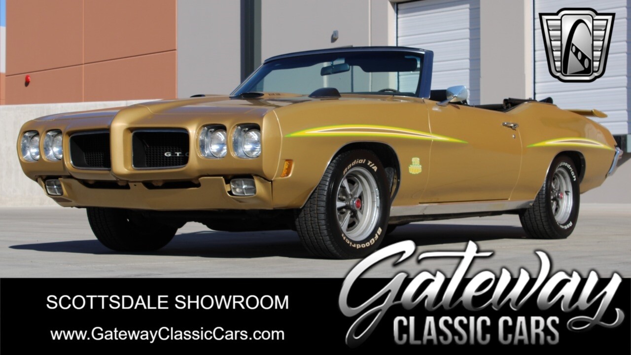 Baja Gold 1970 Pontiac GTO  400 CID V8 3 Speed Automatic Available Now!