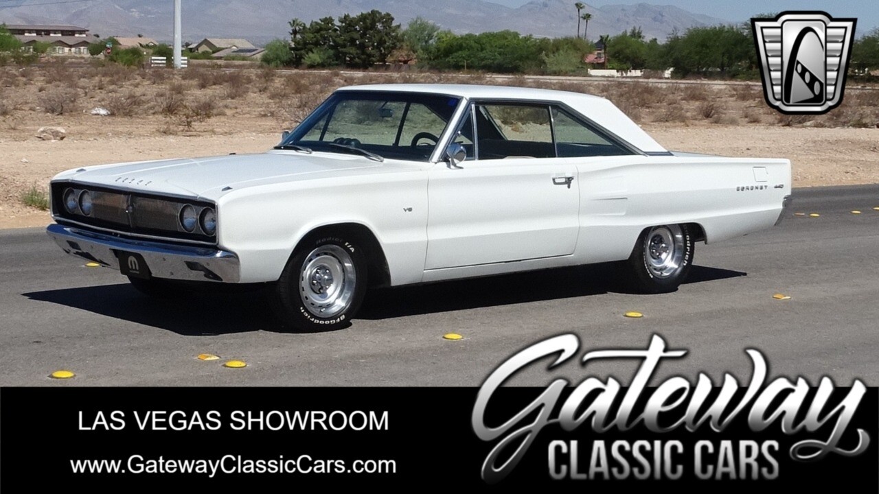 WHITE 1967 Dodge Coronet  440 V8 727 Torqueflite Automatic Available Now!