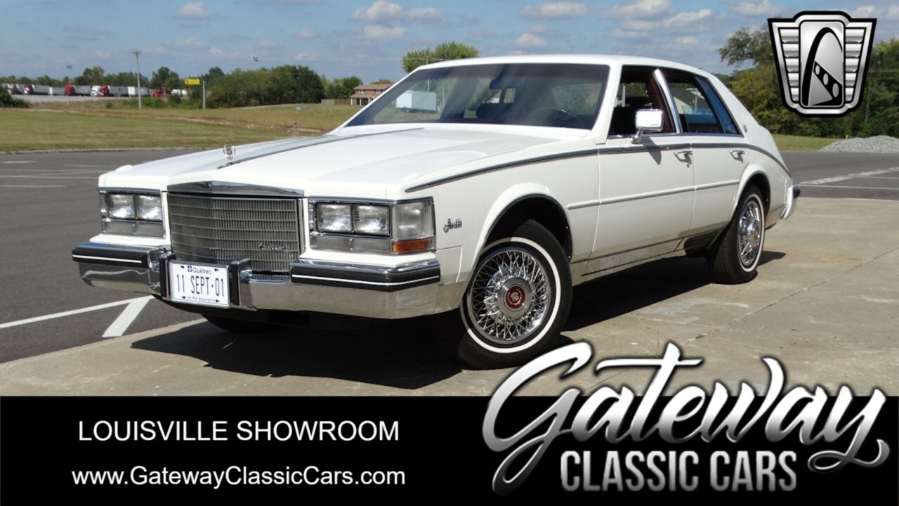 White 1985 Cadillac Seville  4.1 V8 3 Speed Automatic Available Now!