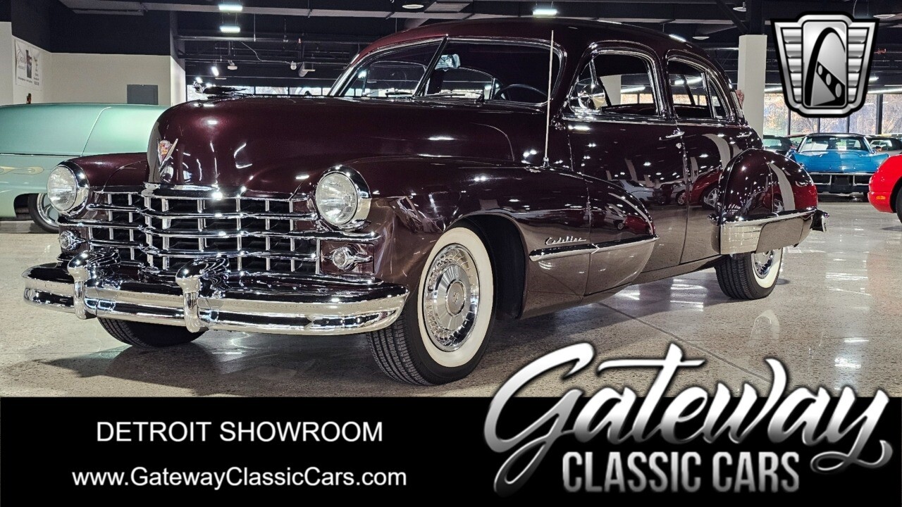 Dk Cherry  1947 Cadillac Fleetwood  346 cu.in. V8 Automatic Available Now!