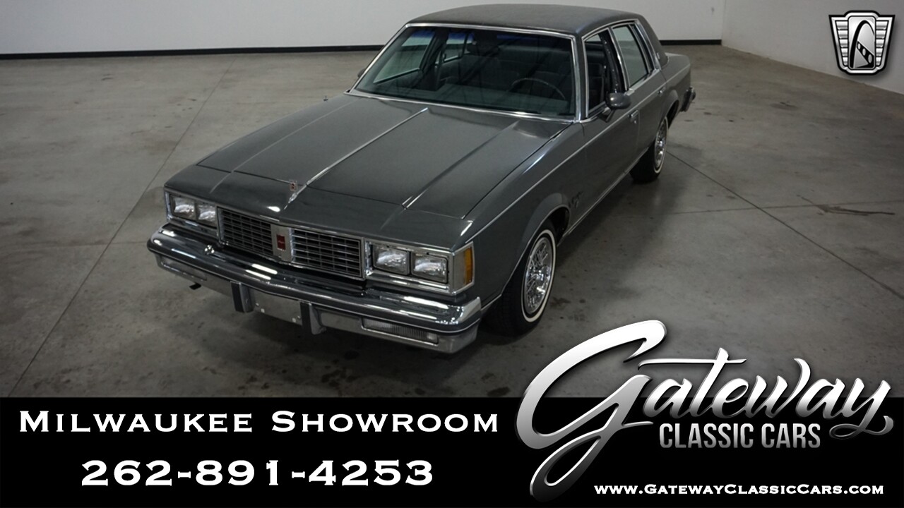 Grey 1986 Oldsmobile Cutlass  Sedan 5.0 V8 4A w/ Electric Ovddrive Available Now