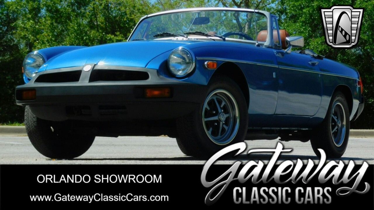 Blue 1977 MG B  4 Cylinder 4 Speed Manual Available Now!