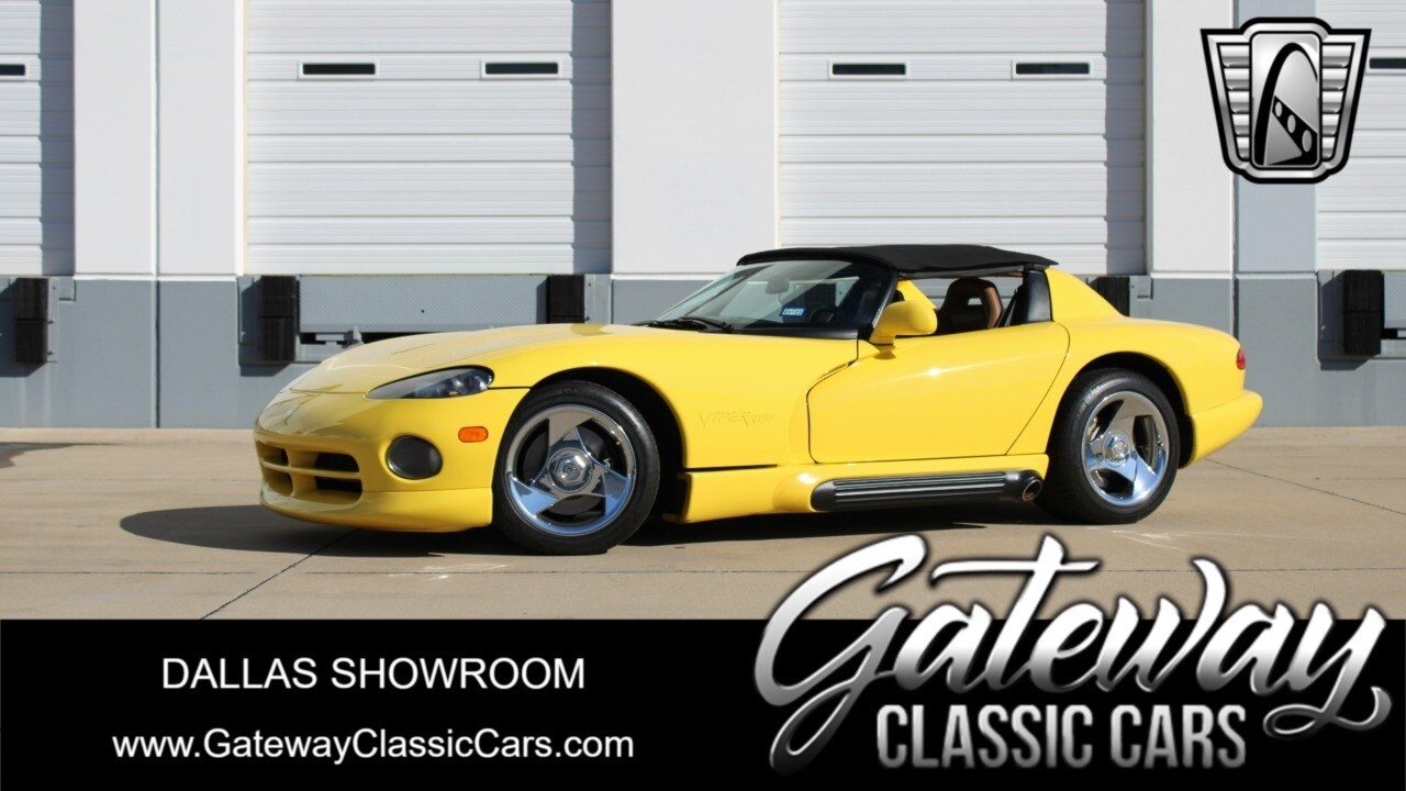 Yellow 1995 Dodge Viper  8.0 Liter V10 EFI T56 6 Speed Manual Available Now!