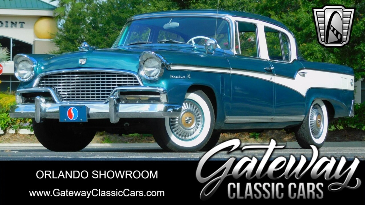 Blue/White 1956 Studebaker President  V8 Automatic Available Now!