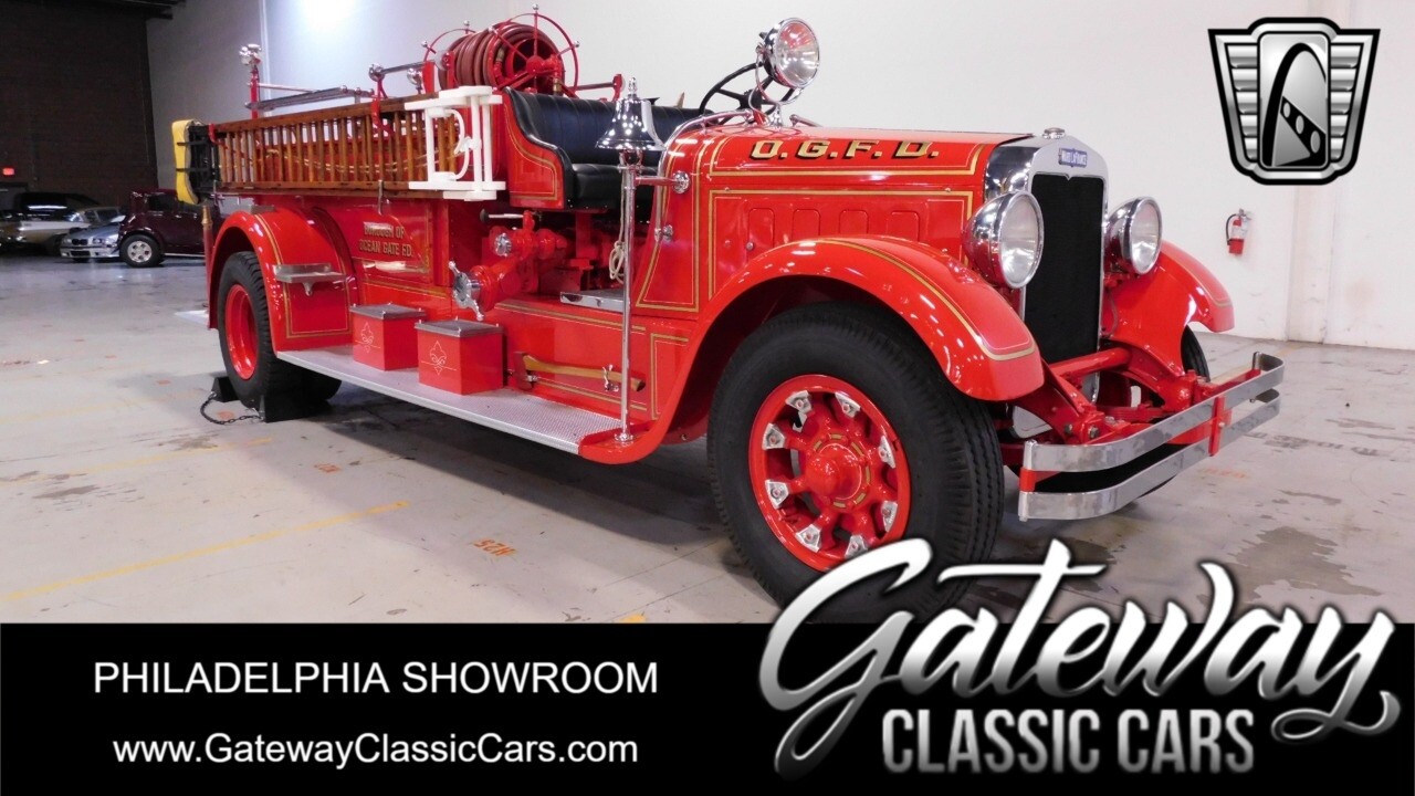 Red 1931 Ward LaFrance 58F  Continental  I6 4 Speed Manual Available Now!