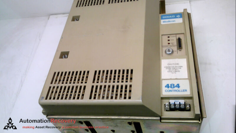 GOULD MODICON C-484-265 F-402 CONTROL OPTION 484 CONTROLLER CPU MODULE #122204