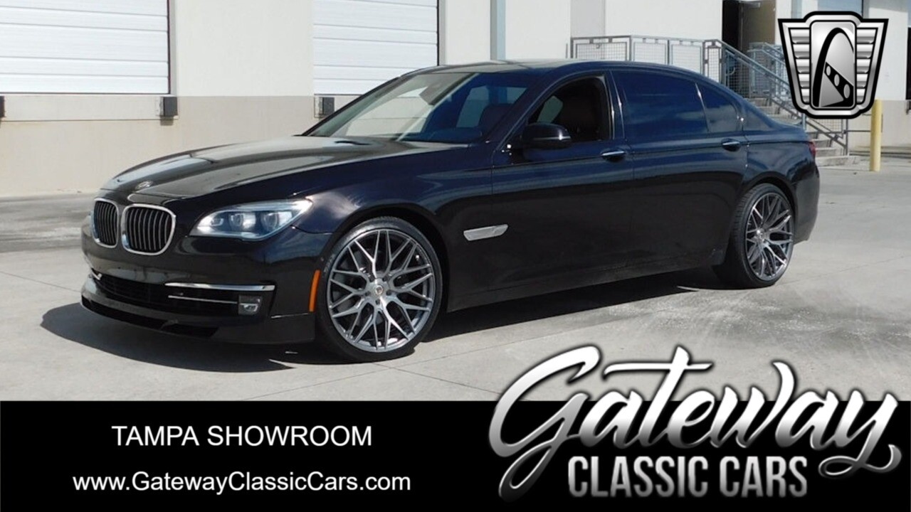 Black Tuxedo 2013 BMW 750IL  4.4 L BMW N63 twin-turbocharged V8 8-speed ZF 8HP A