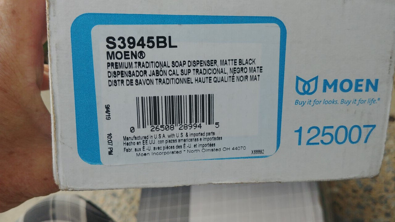 Moen Soap Dispenser Bottle Soapdispenser