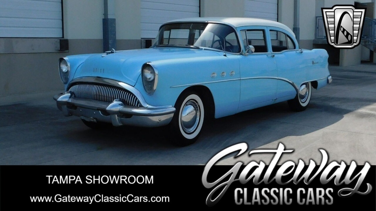 Light Blue 1954 Buick Special  264 cu in (4.3 L) Fireball OHV  V8 Automatic Avai