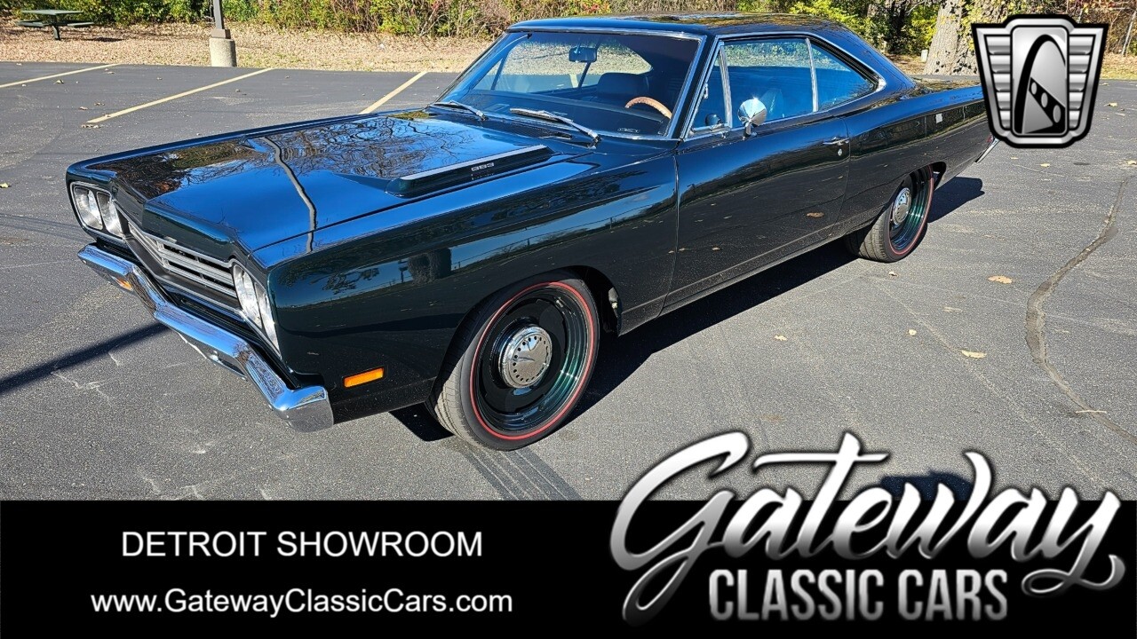 Forest Green Metallic 1969 Plymouth Road Runner  383 cu.in. V8 727 Automatic Ava