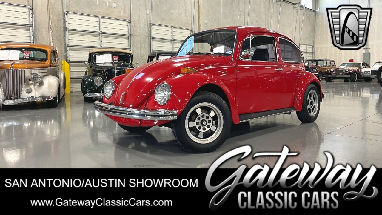 Red 1970 Volkswagen Beetle  4 Cylinder 4 Speed Manual Available Now!