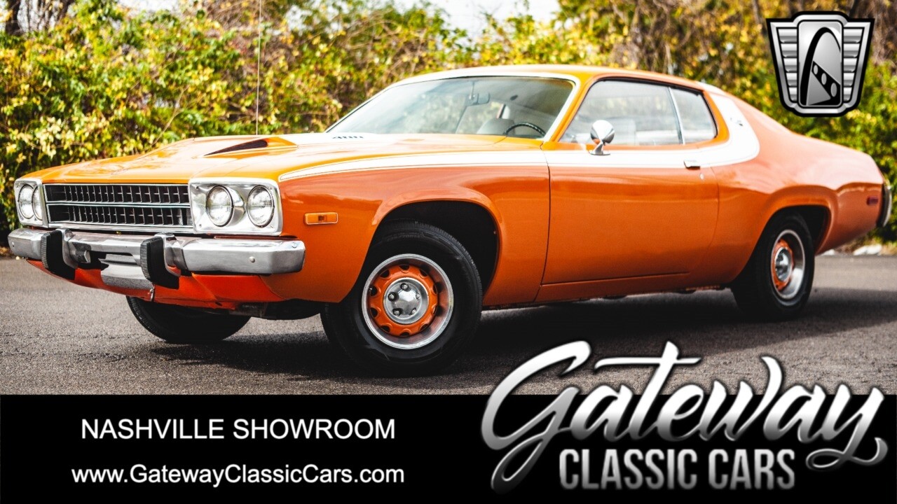 Orange 1973 Plymouth Satellite  400CID  V8 3-speed Torqueflite Automatic Availab