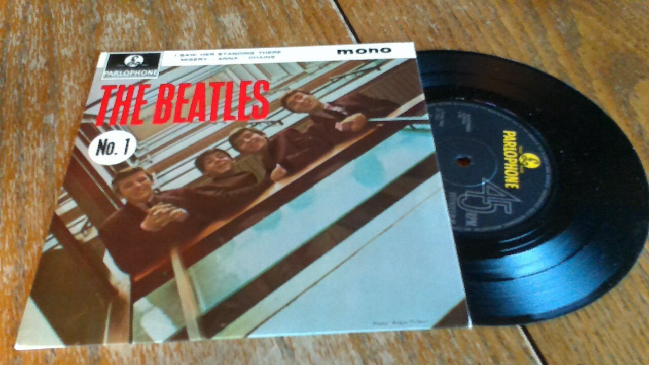 The Beatles The Beatles' No.1 EP UK版mono The Beatles ( THE BEATLES No. 1 ) BRITISH EP EX/EX 4 TRACKS