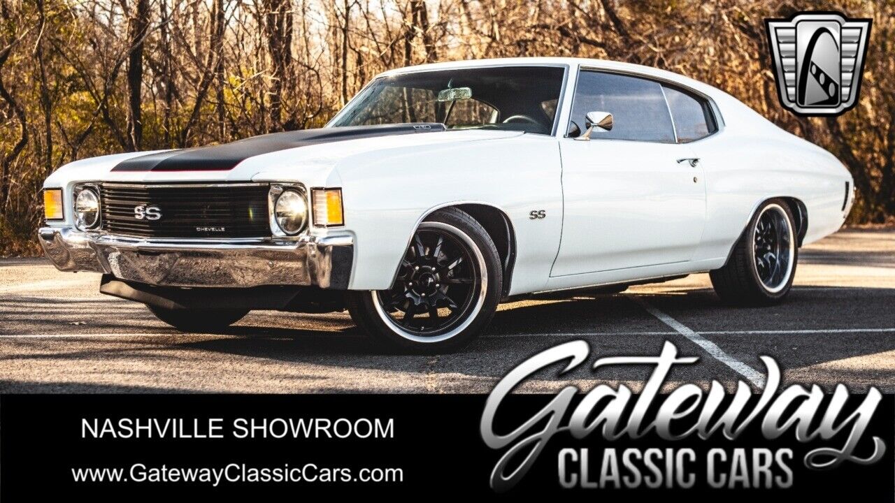 White 1972 Chevrolet Chevelle  V8 Automatic Available Now!
