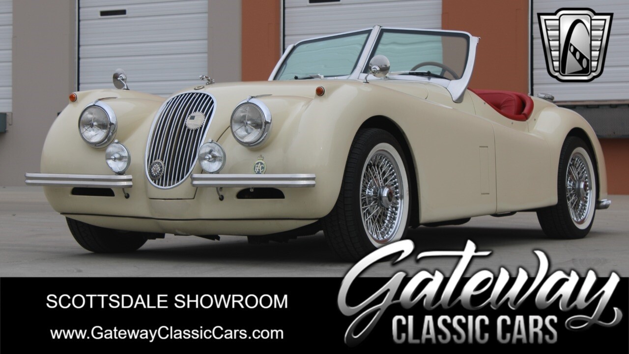 Ivory 1951 Jaguar XK120  327 CID V8 Automatic Available Now!