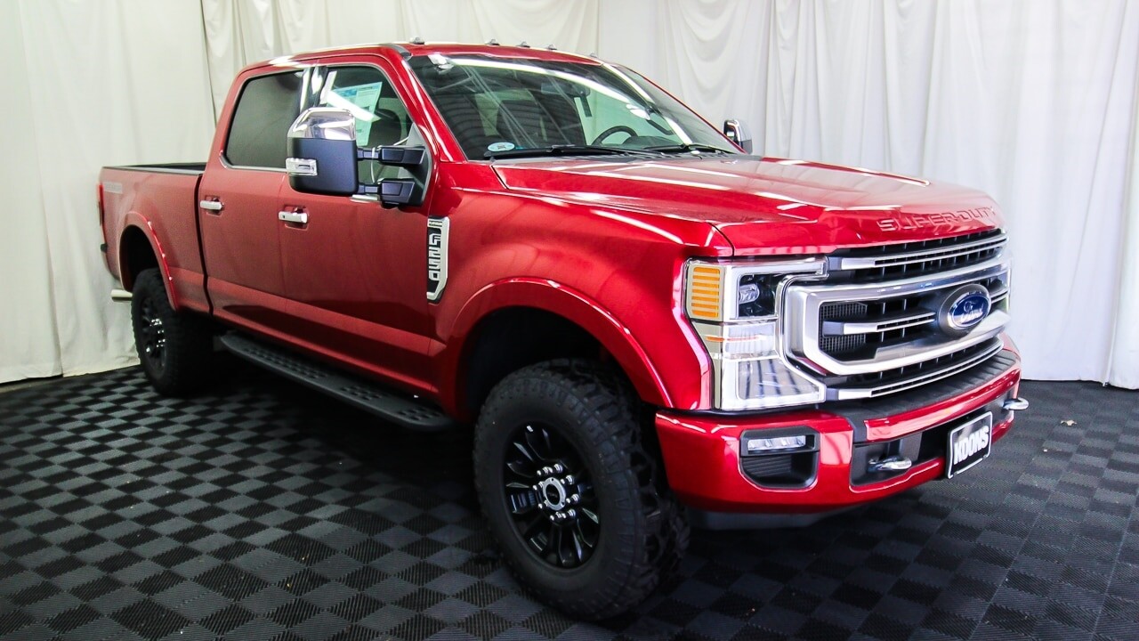 Rapid Red Platinum F250 Tremor Offroad Pkg, Crew Cab 7.3l V8 4x4 New Ford F250 for sale in
