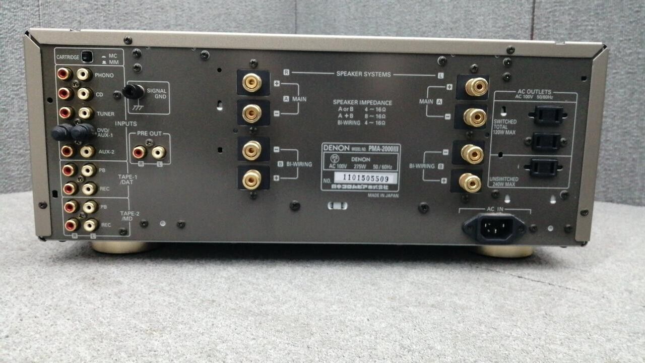 DENON PMA-2000Ⅲ | Stereo Integrated Amplifier 5Hz to 100KHz DENON PMA-2000Ⅲ | Stereo Integrated Amplifier 5Hz to 100KHz