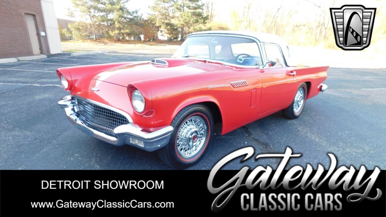 Red 1957 Ford Thunderbird  V8 Automatic Available Now!