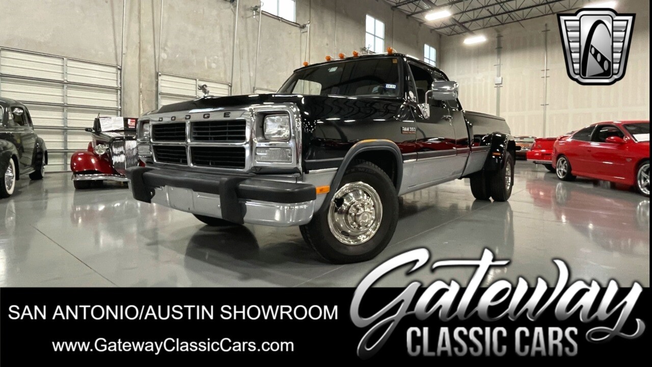 Black 1992 Dodge D350  5.9 Cummins Turbo Diesel I6 Automatic Available Now!