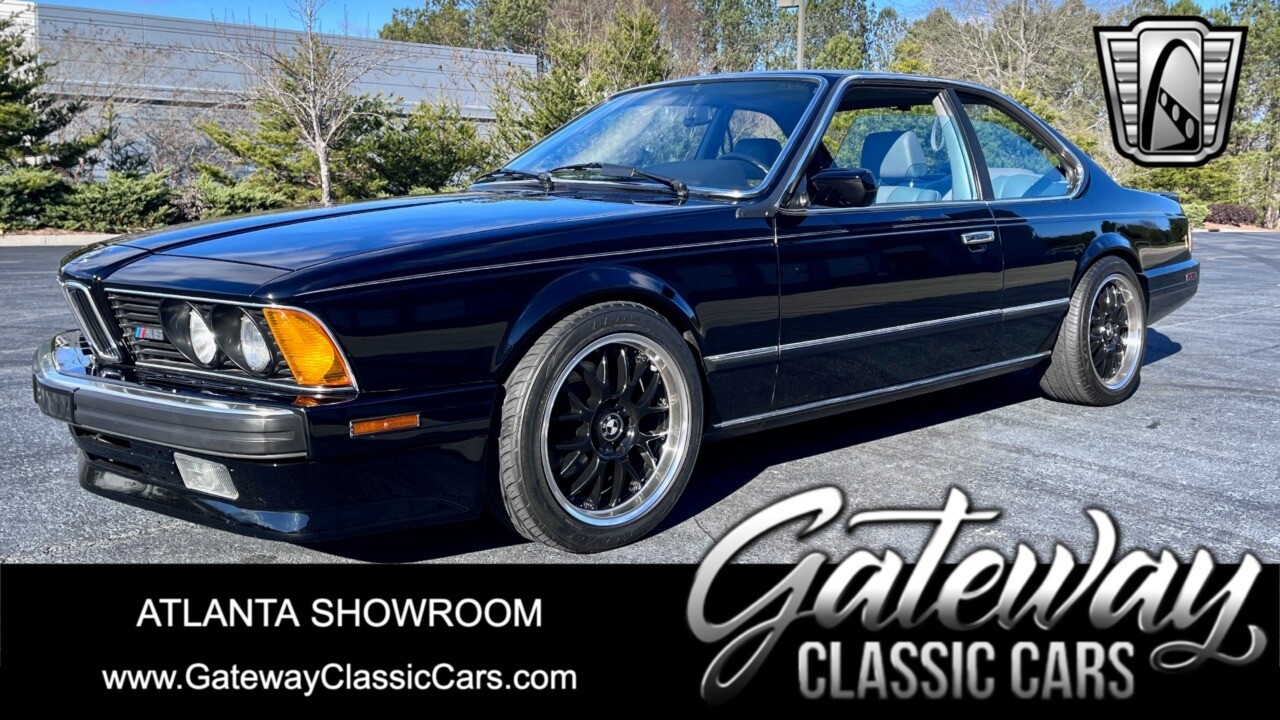 Black 1988 BMW M6  3.5L F DOHC I6 5 Speed Manual Available Now!