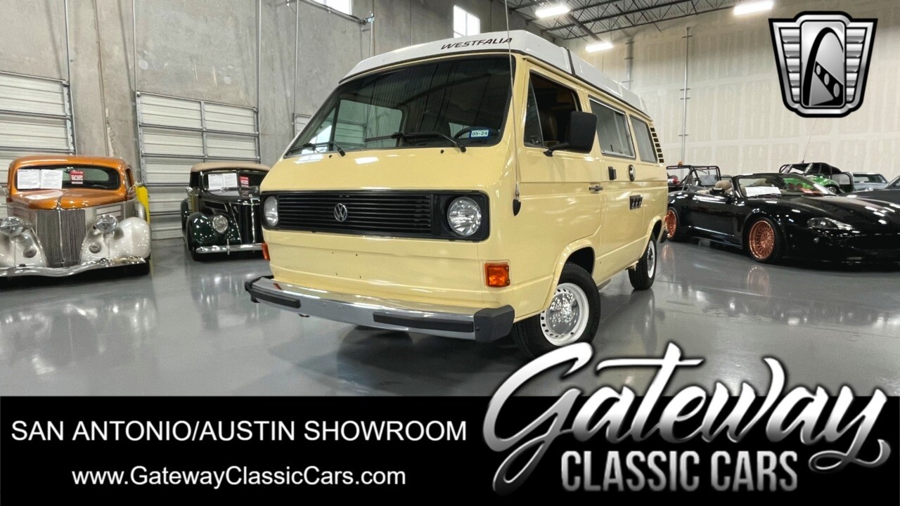 Ivory 1981 Volkswagen Westfalia  Transverse 4 cyl. 4 Speed Manual Available Now!