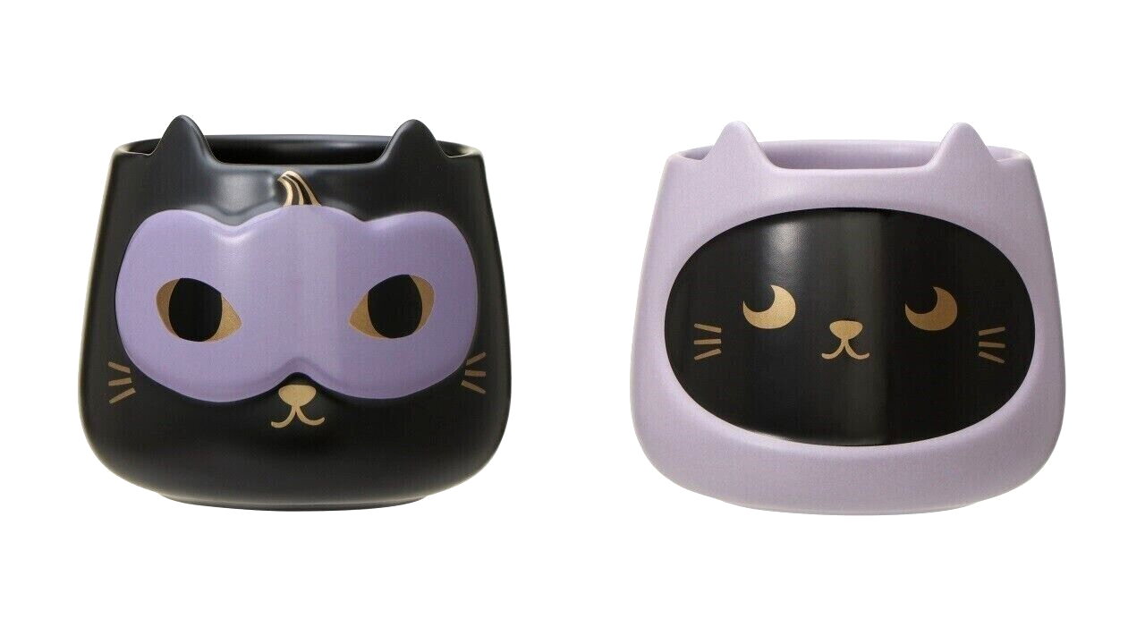 【新品未使用】STARBUCKS ・Halloween2022 ・gatto Starbucks Japan Halloween 2022 Autumn Collection BLACK CATS
