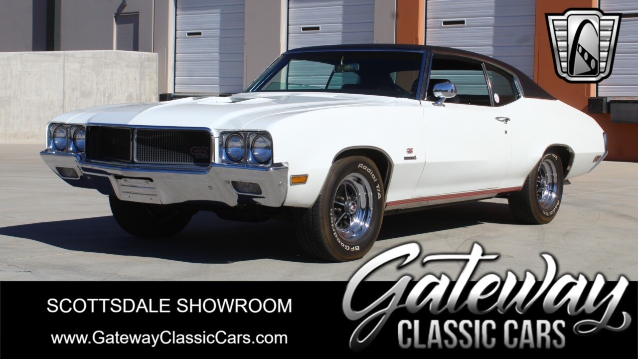 White 1970 Buick Gran Sport  455 CID V8 Rare Factory 4-Speed Manual Available No