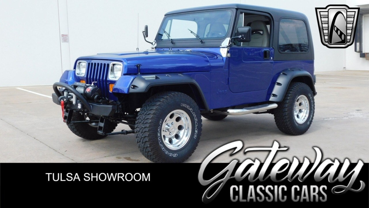 Blue 1989 Jeep Wrangler  I6 Manual Available Now!