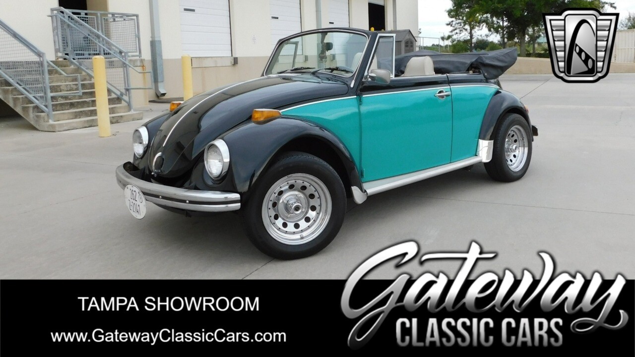 Black / Green 1970 Volkswagen Beetle  4 Cylinder 4 speed Manual Available Now!