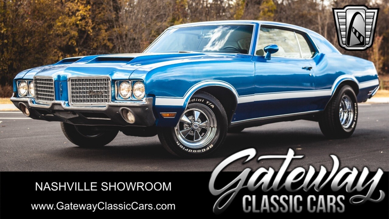 Blue 1972 Oldsmobile Cutlass  350CID  V8 TH350 Automatic Available Now!