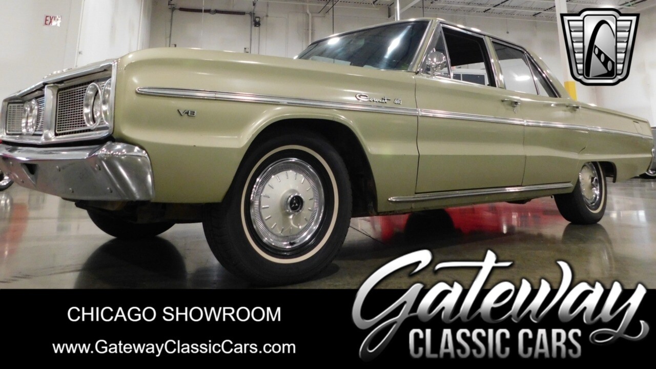 Citron Gold 1966 Dodge Coronet  318 V8 3 speed 727 Automatic Available Now!