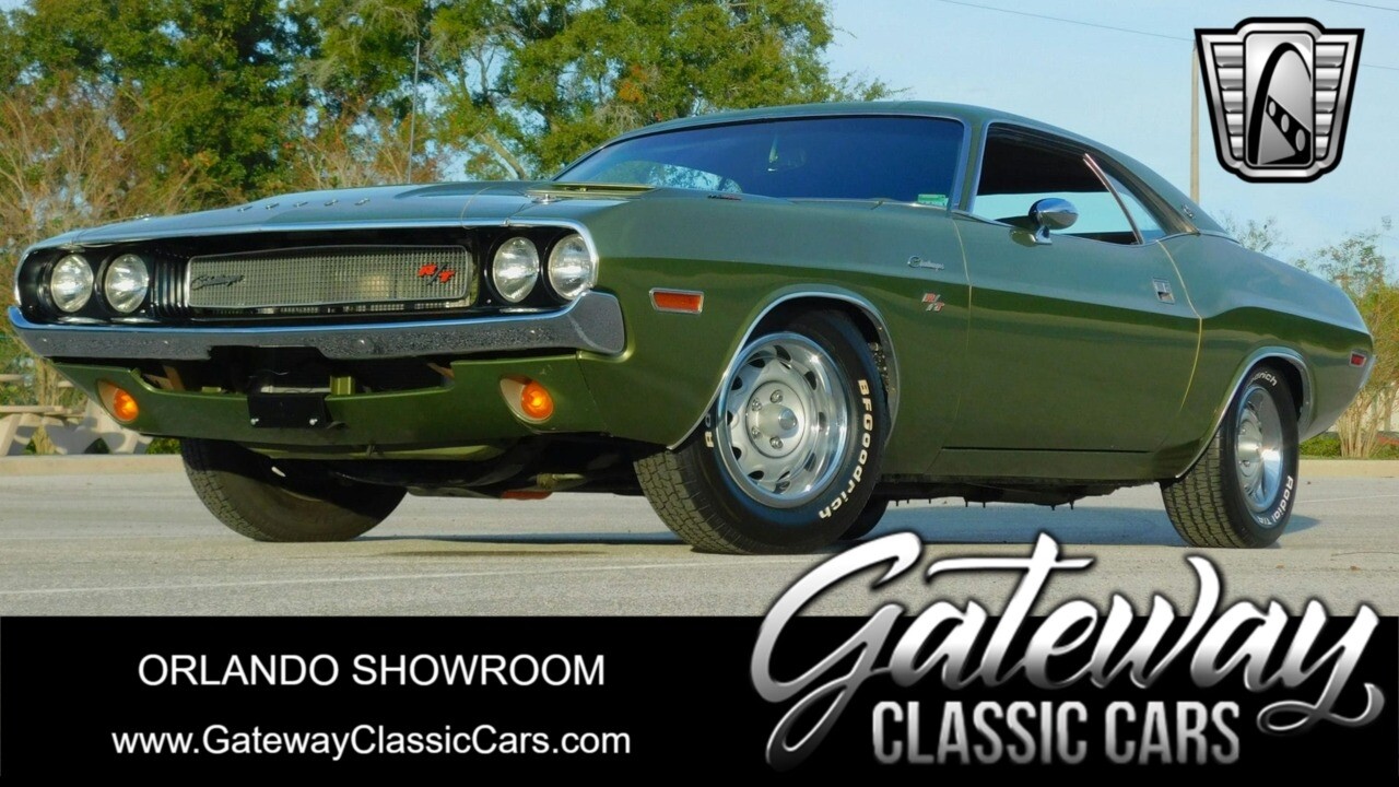 Green 1970 Dodge Challenger  440 Magnum V8 4 Speed Manual Available Now!