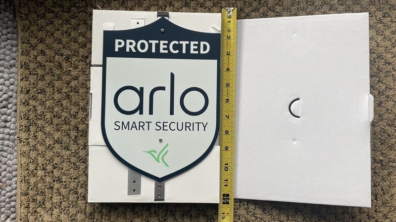 Arlo Protect Yard Sign
