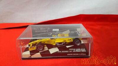 MINICHAMPS Jordan Ford EJ13 ミニカー 限定版 Minichamps Jordan Ford EJ13 Suzuka Test Car - Signed by