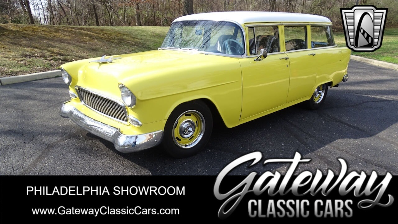 Yellow 1955 Chevrolet 210  350 V8 Automatic Available Now!