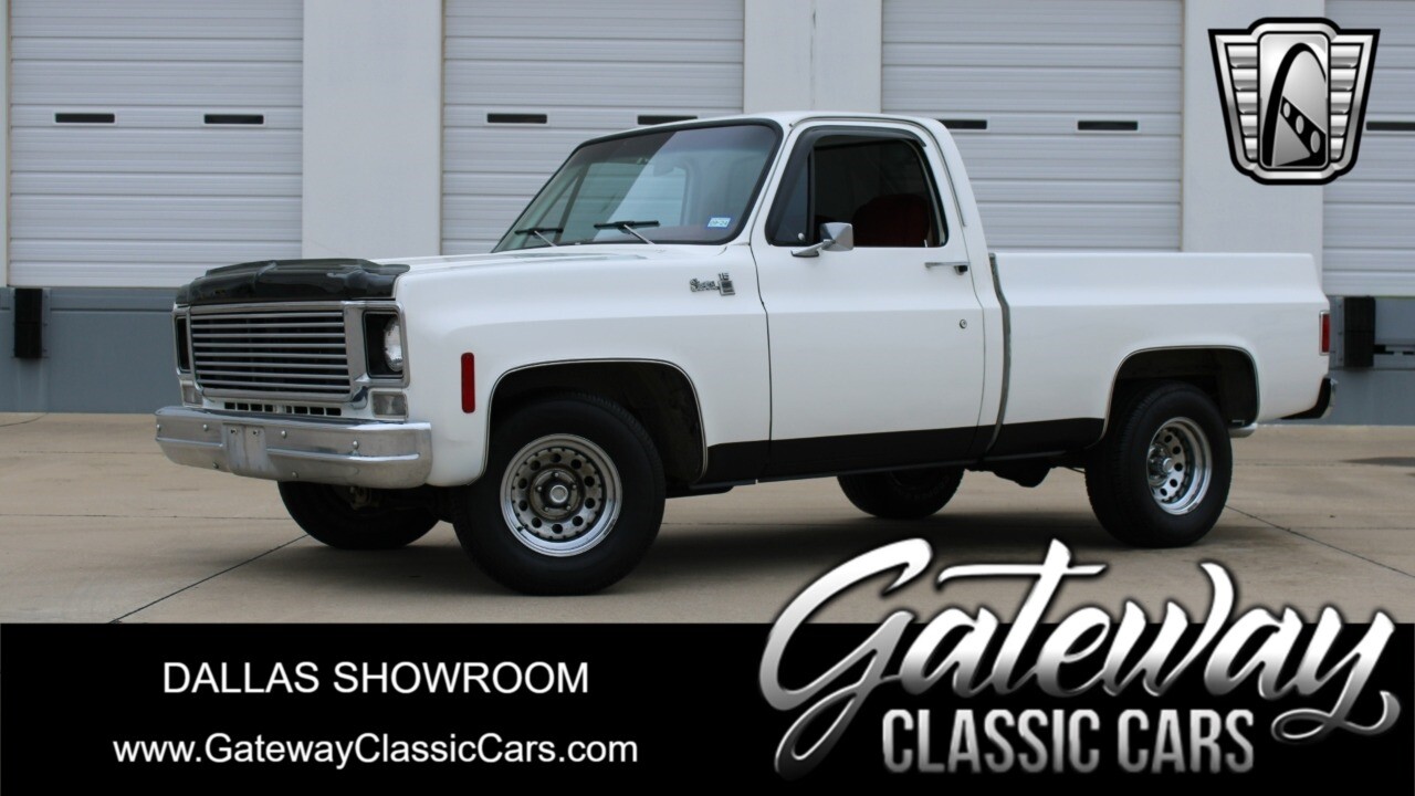 White 1977 GMC Sierra  350 CID V8 3 Speed Automatic Available Now!