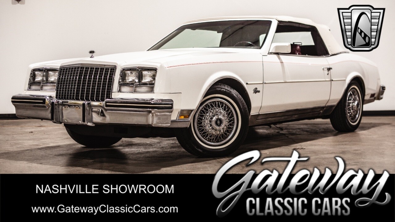 White 1982 Buick Riviera  V8 Automatic Available Now!