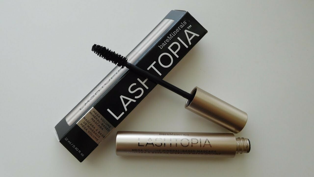 Bare Minerals Lashtopia Mega Volume Mineral-Based Mascara-New in Box