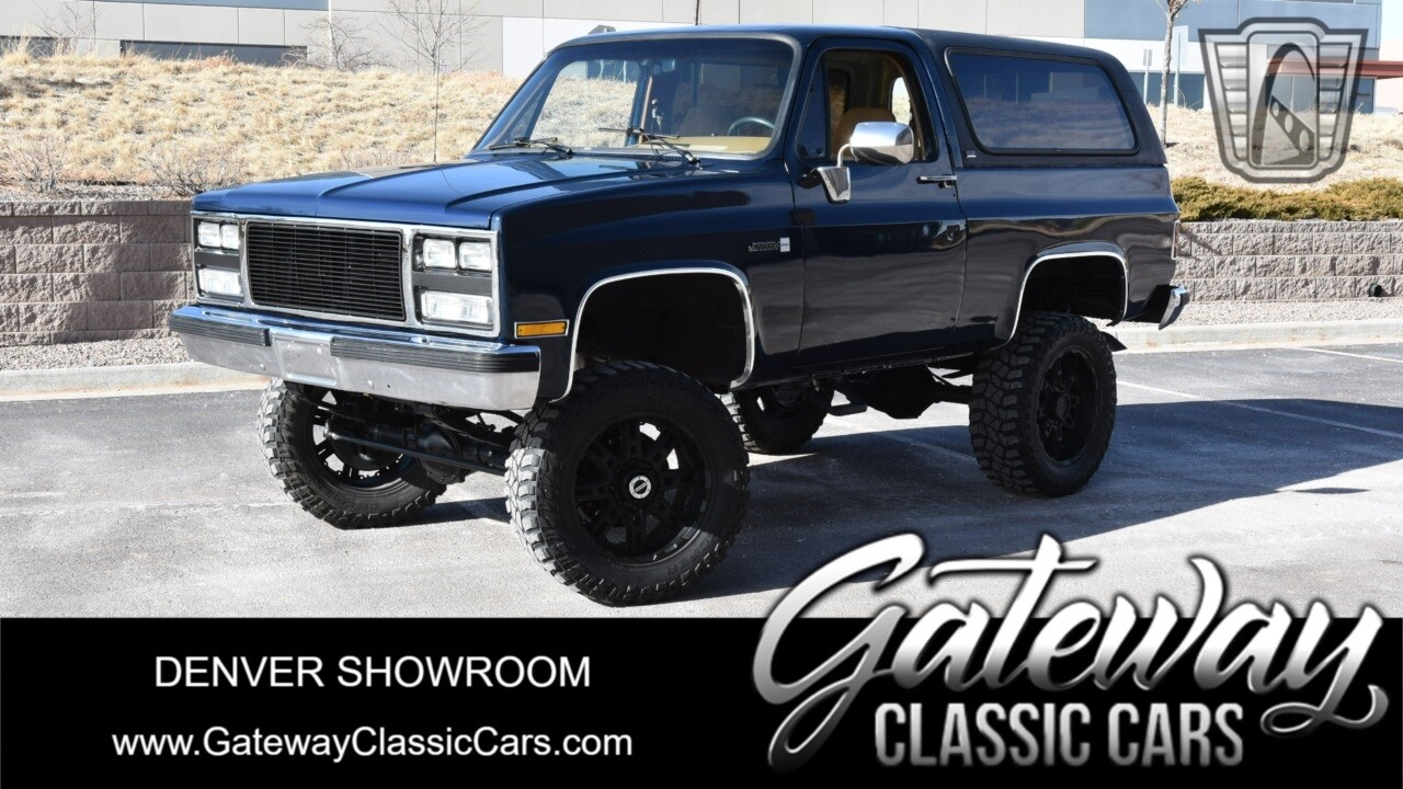 Black Sapphire Metallic  1989 GMC Jimmy  350 CID V8 700R4 Automatic Available No