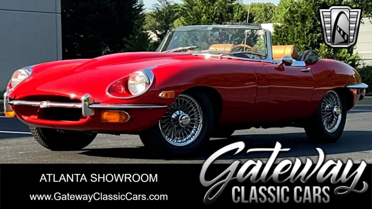 Red 1970 Jaguar XKE  I6 Manual Available Now!