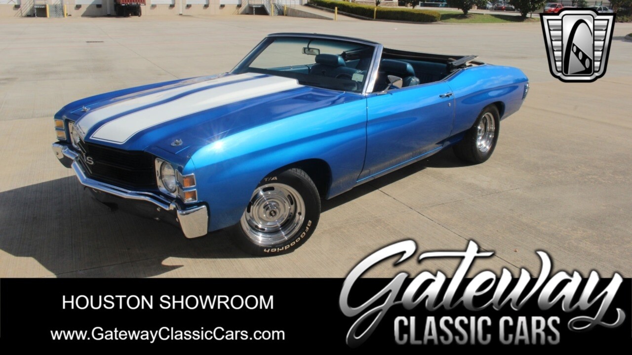 Blue 1971 Chevrolet Chevelle  418 CID V8 4-Speed Automatic Available Now!