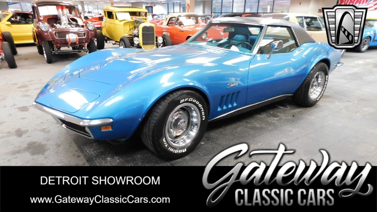 Blue 1969 Chevrolet Corvette  V8 Automatic Available Now!