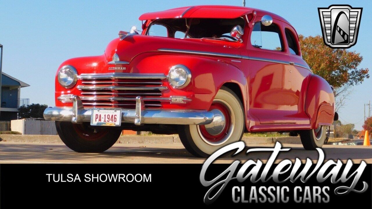 Red 1946 Plymouth Special Deluxe  I6 3 Speed Manual Available Now!