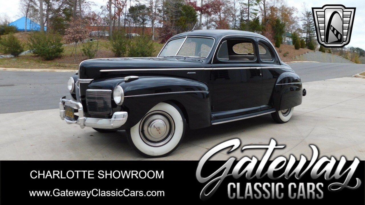 Black 1941 Mercury A19 Coupe  Flat Head 239 V8 Manual Available Now!