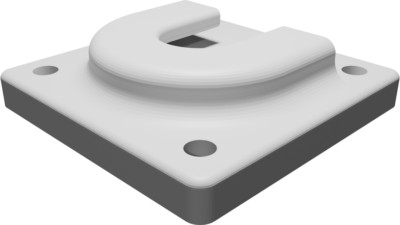 Wall Mount Bracket for Minigarden Vertical System - Outdoor PETG Construction