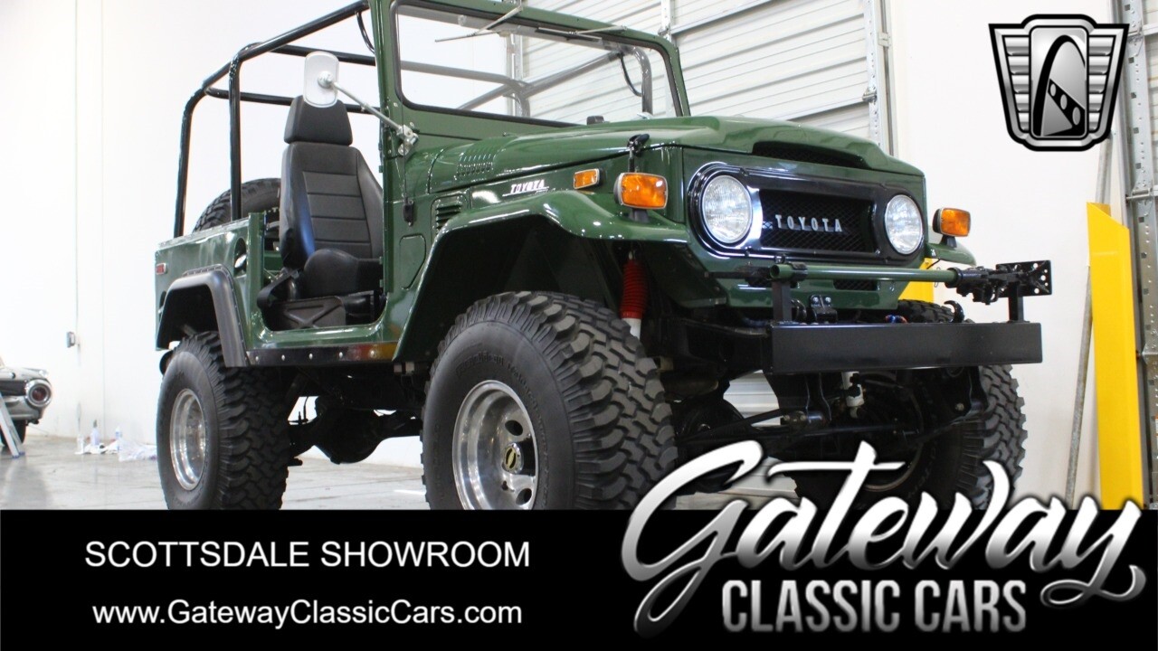 Green 1970 Toyota FJ40  350 V8 5-speed Manual Available Now!