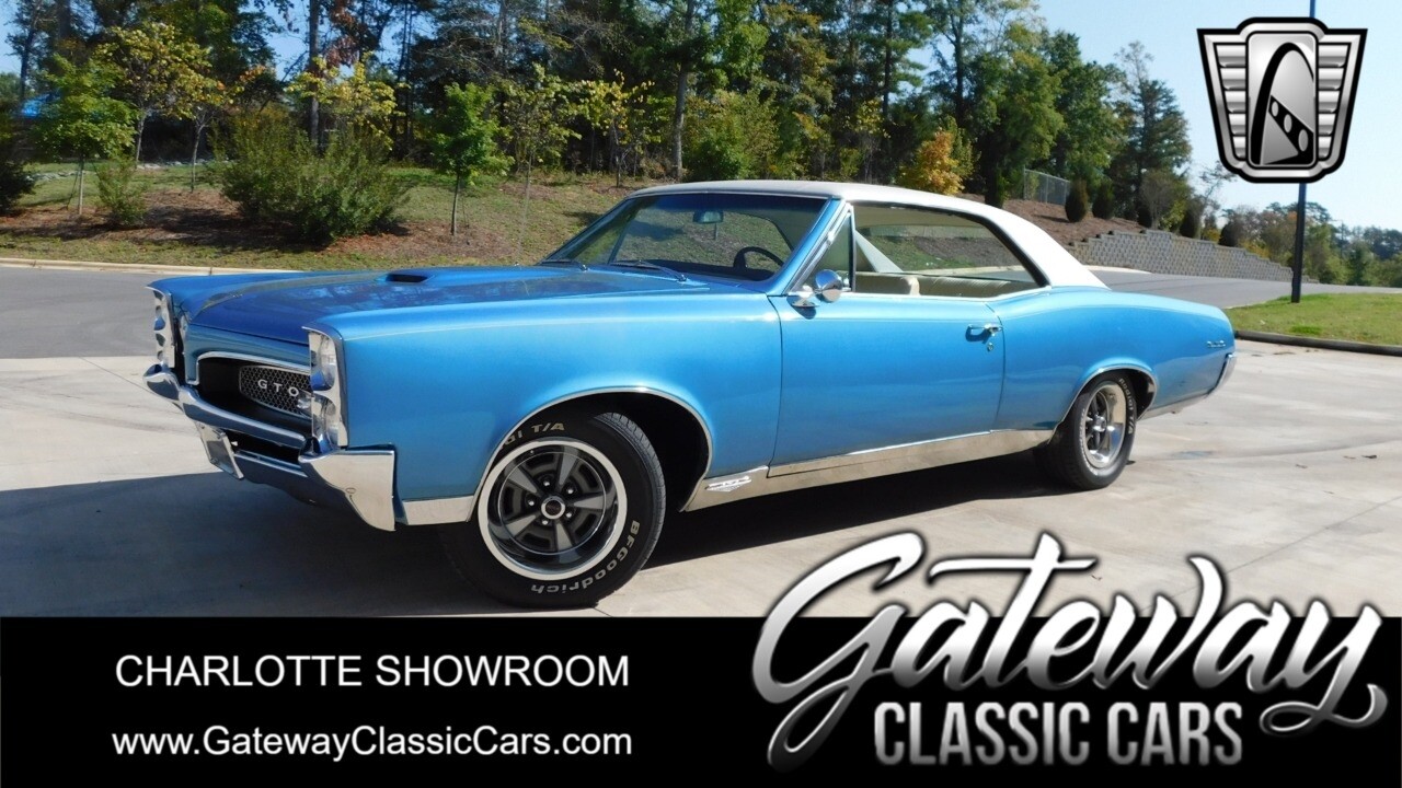 Tyrol Blue 1967 Pontiac GTO  400 V8 Automatic Available Now!