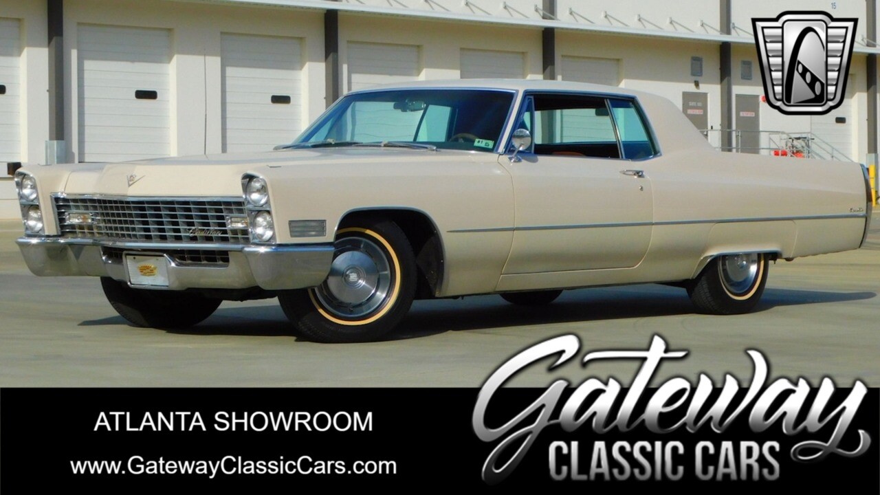 TAN 1967 Cadillac Coupe DeVille  V8 Automatic Available Now!