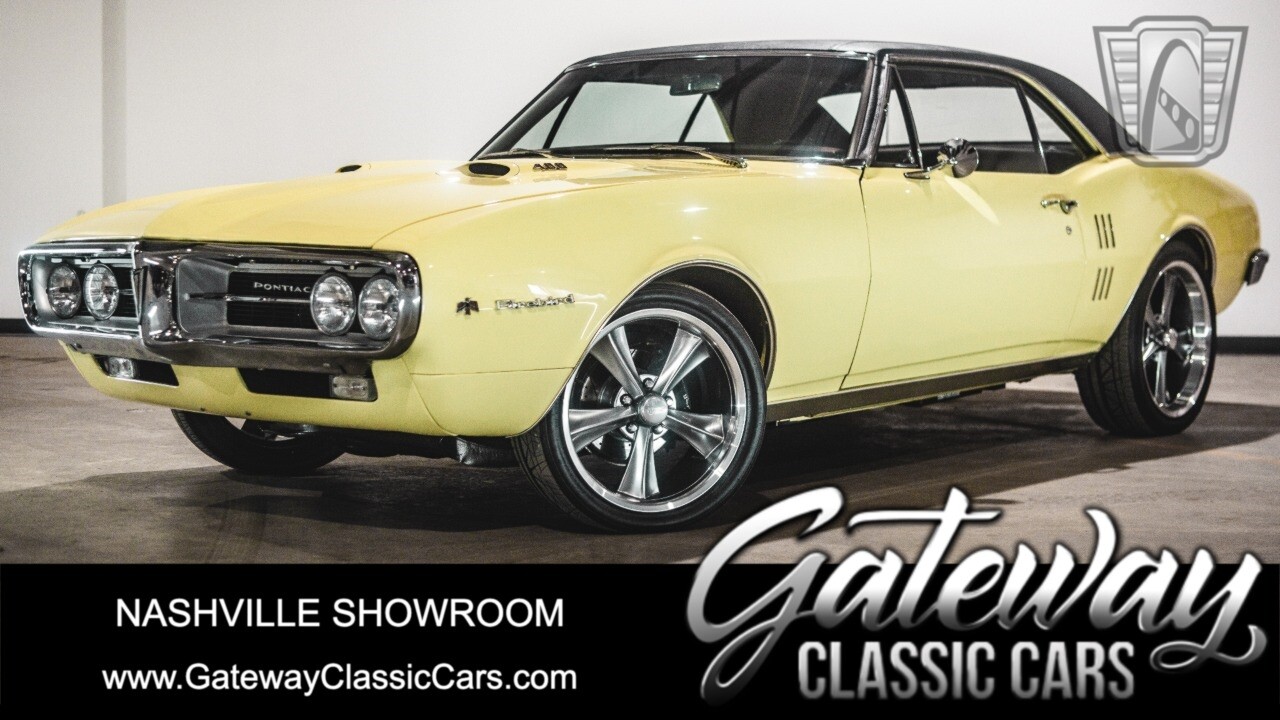 BUTTERNUT YELLOW 1967 Pontiac Firebird  400 CID V8 4 Speed Manual Available Now!