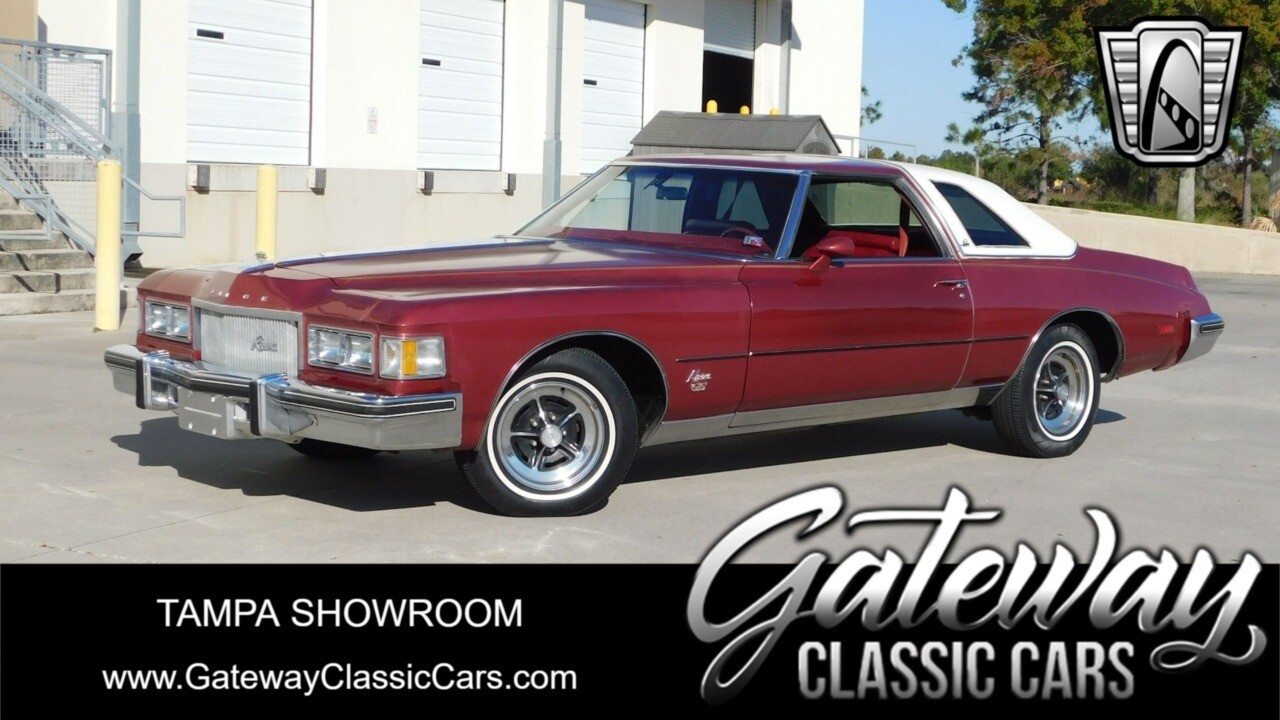 Burgundy 1975 Buick Riviera  455 CI (7.5 L) V8 TH-400 Automatic Available Now!